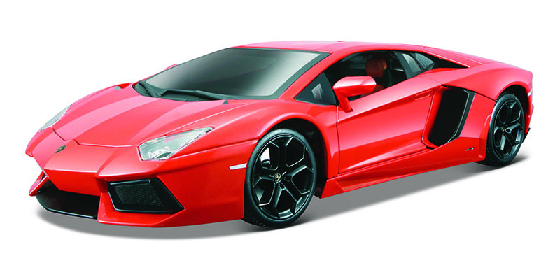 BBURAGO - Bburago 1:18 Plus Lamborghini Aventador LP700-4 Metallic Orange