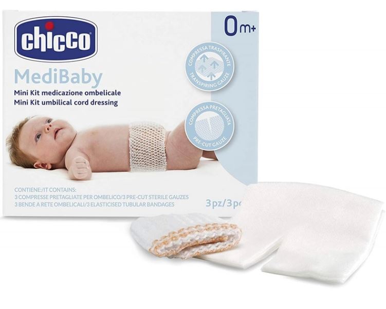 CHICCO - A köldökzsinór védelmére szolgáló készlet Medibaby 3-3 db