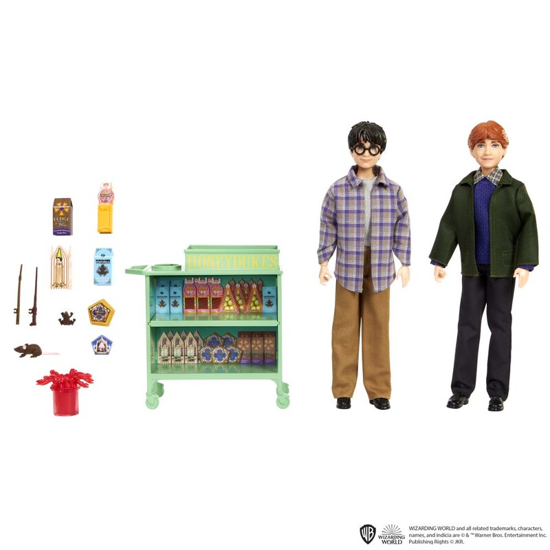 MATTEL - Harry Potter babák Harry és Ron a szemölcsök gyorsforgalmi úton