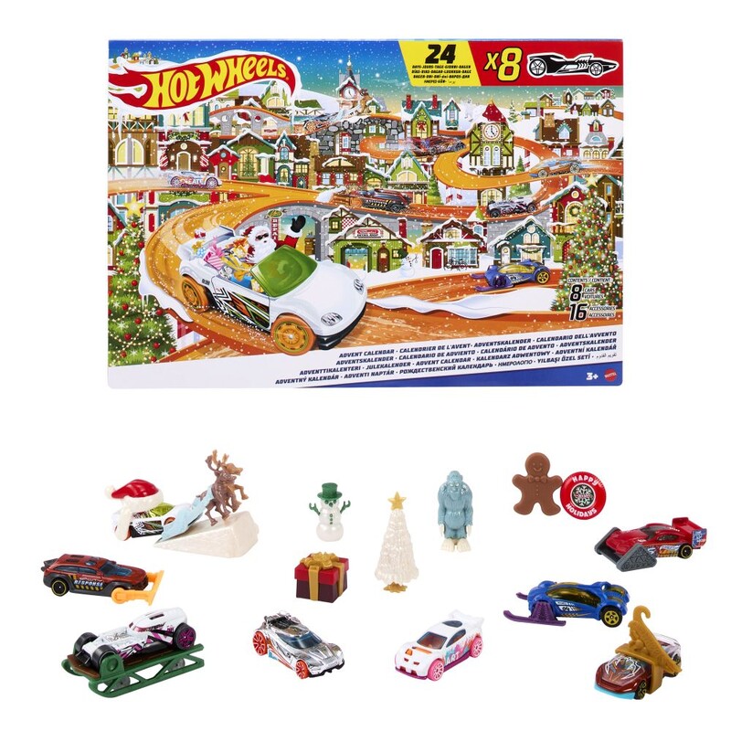 MATTEL - Hot Wheelittle Smoby adventní kalendář 2023