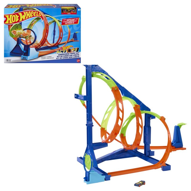 MATTEL - Hot Wheelittle Smoby dugóhúzó lovaglás