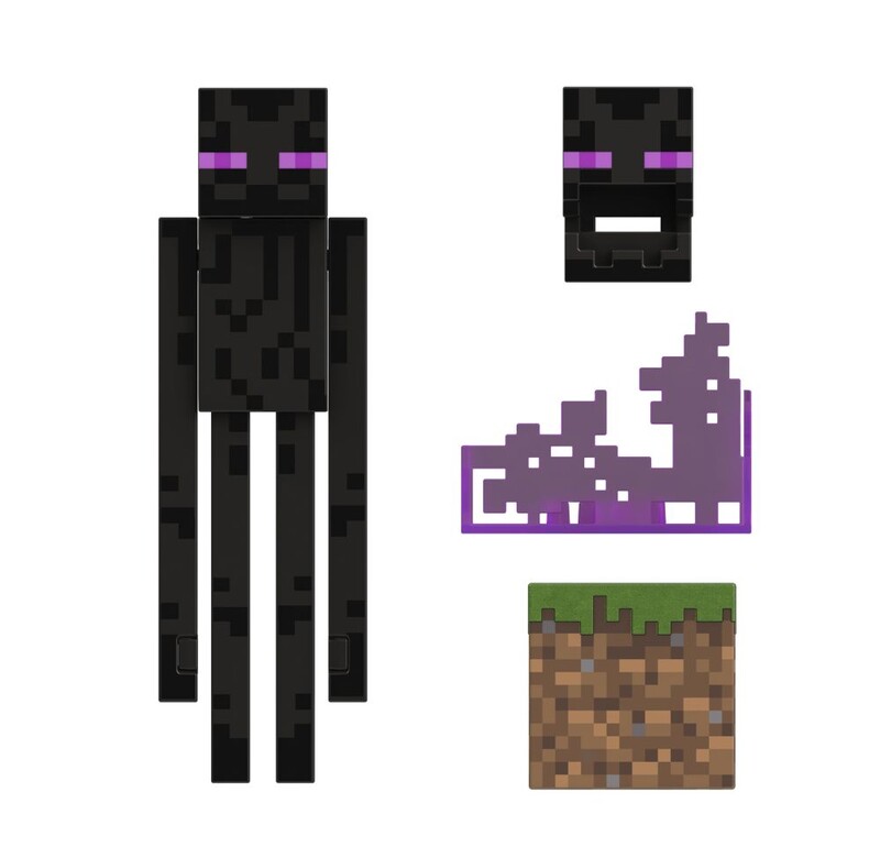 MATTEL - Minecraft diamond level gyűjtőfigura - enderman