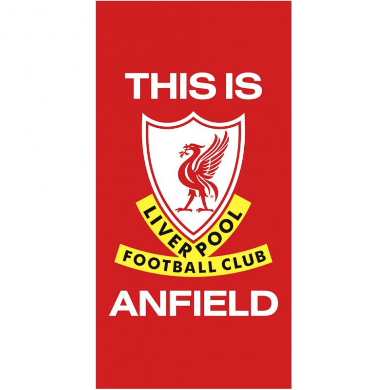 FOREVER COLLECTIBLES - Pamut fürdőlepedő 70/140cm LIVERPOOL F.C. This Is Anfield Towel