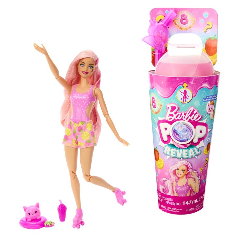 MATTEL - Barbie Pop Reveal Barbie Juicy Fruit - epres limonádé