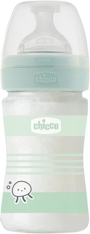 CHICCO - Üveg cumisüveg Well-being szilikon 150ml uni