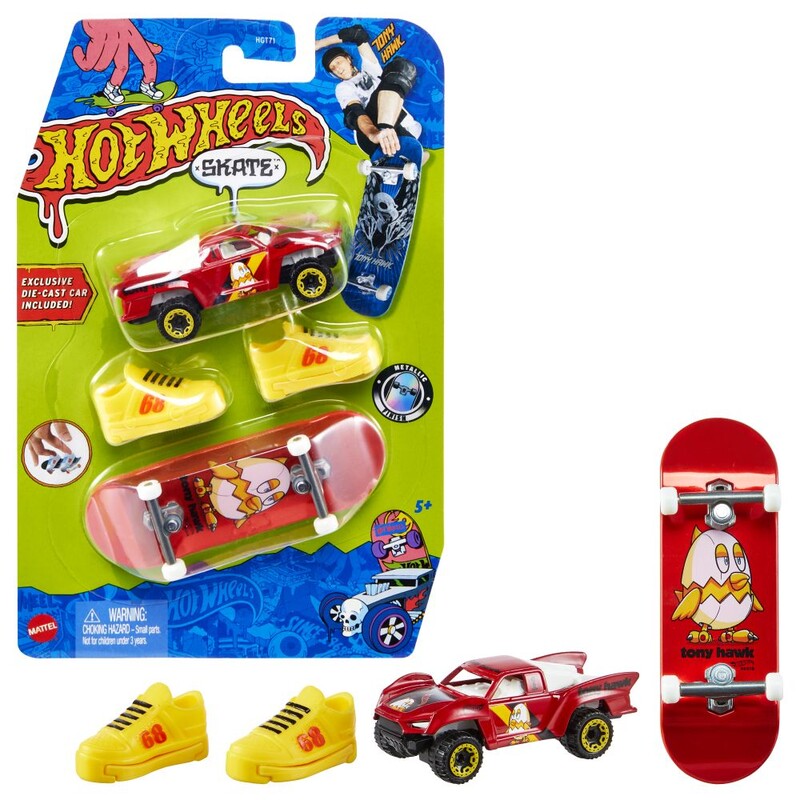 MATTEL - Hot Wheelittle Smoby korcsolya gyűjtőfogólap és cipő