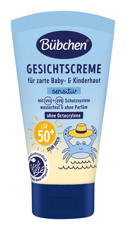 BÜBCHEN - Napvédő krém arcra 50+ Sensitive 50ml