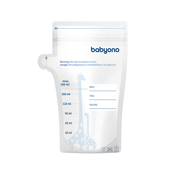 BABYONO - Anyatejes zacskók 180 ml 30 db