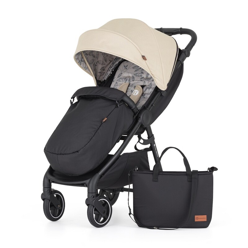 PETITE&MARS - Sport babakocsi Royal2 Black Sahara Beige