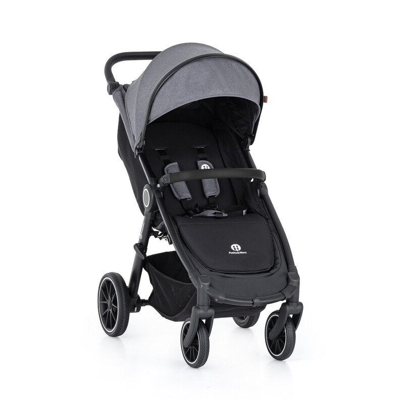 PETITE&MARS - Stroller Street+ RWS Black Ultimate Grey 2