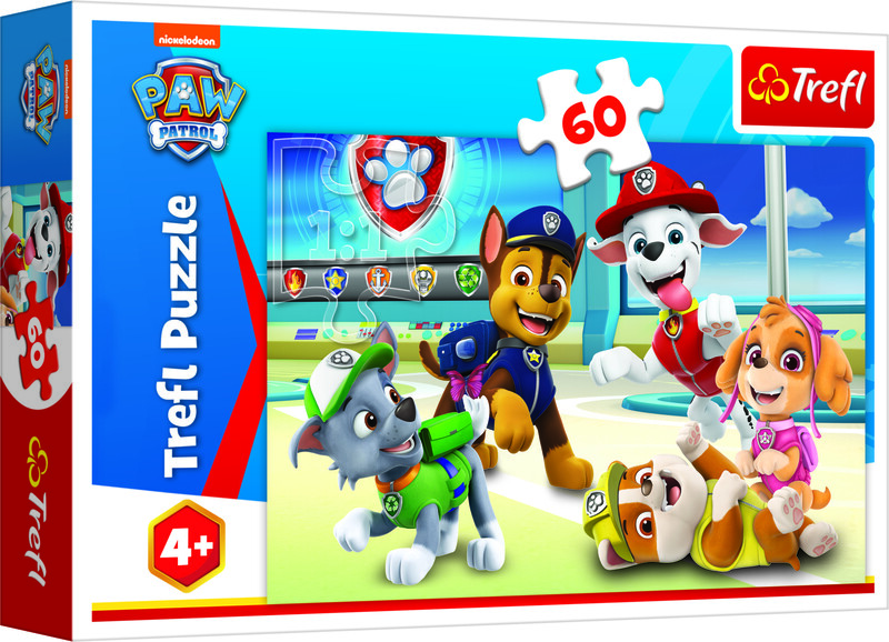 TREFL - Puzzle 60 - A kölykök világában / Viacom PAW Patrol