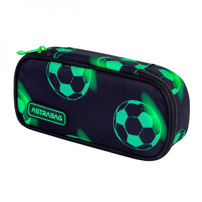 ASTRA - Egykamrás tolltartó / eset AstraBAG NEON FOOTBALL