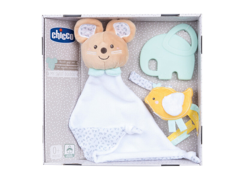 CHICCO - Ajándék szett Doudou 0m+