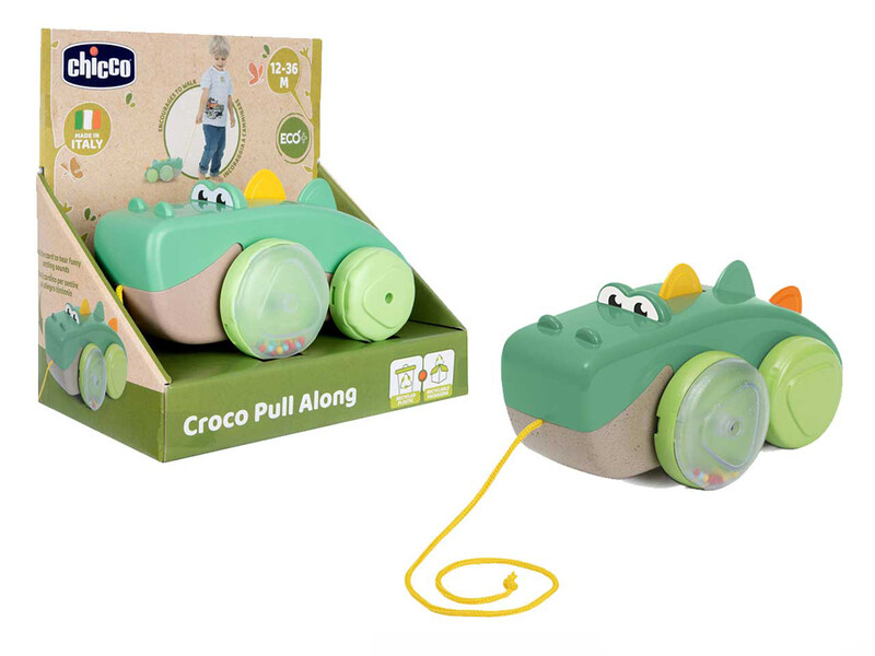 CHICCO - Húzogatós játék Crocodile Eco+ 12m+