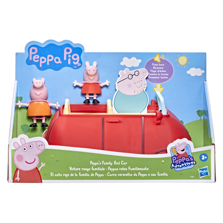 HASBRO - Peppa Pig Családi piros autó