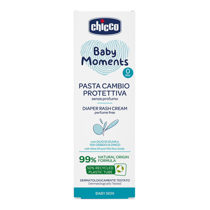 CHICCO - Baby Moments baba alsó krém parfüm nélkül 99%-ban természetes összetevőkkel 100ml