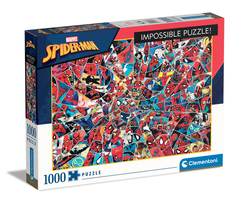 CLEMENTONI - Puzzle 1000 alkatrészek - Impossible Spiderman