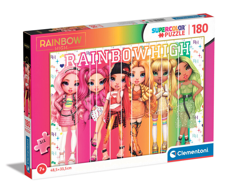 CLEMENTONI - Puzzle 180 – Rainbow High