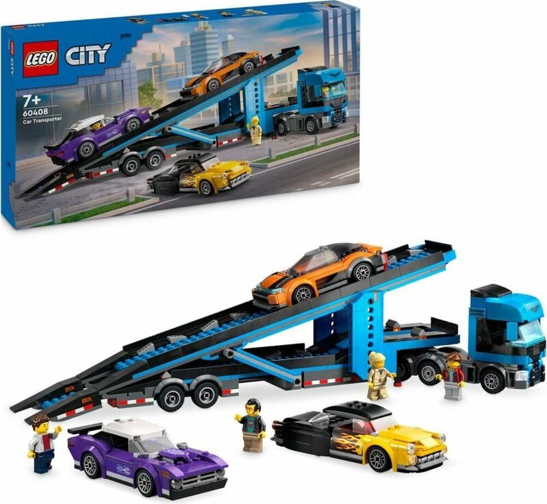 LEGO - City 60408 Autószállító teherautó sportautókkal