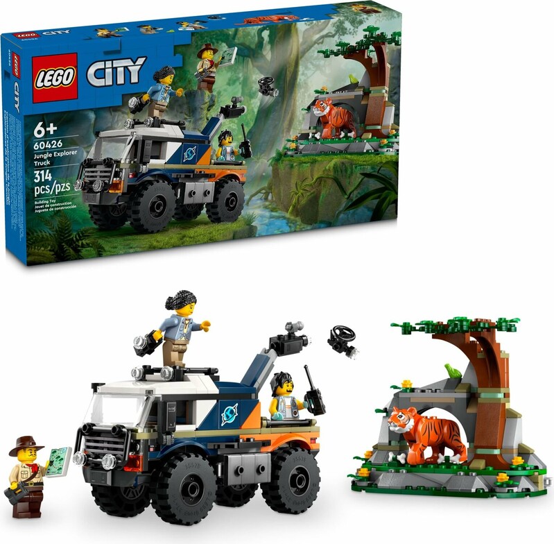 LEGO - City 60426 Dzsungel felderítő terepjáró