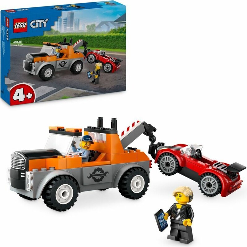 LEGO - City 60435 Vonatmentő és sportautó javítása