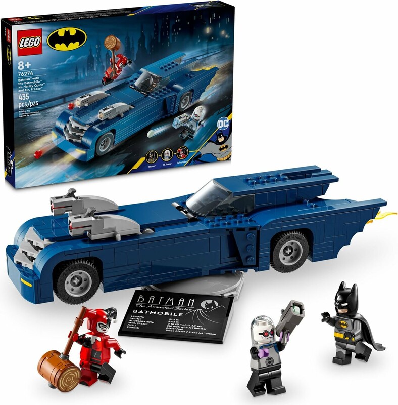 LEGO - DC Batman 76274 Batman és a Batmobil vs. Harley Quinn és Mr. Freeze