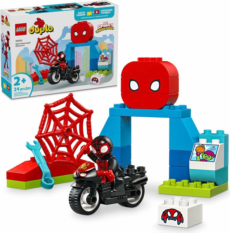 LEGO - DUPLO 10424 Pörgettyű és kaland motoron