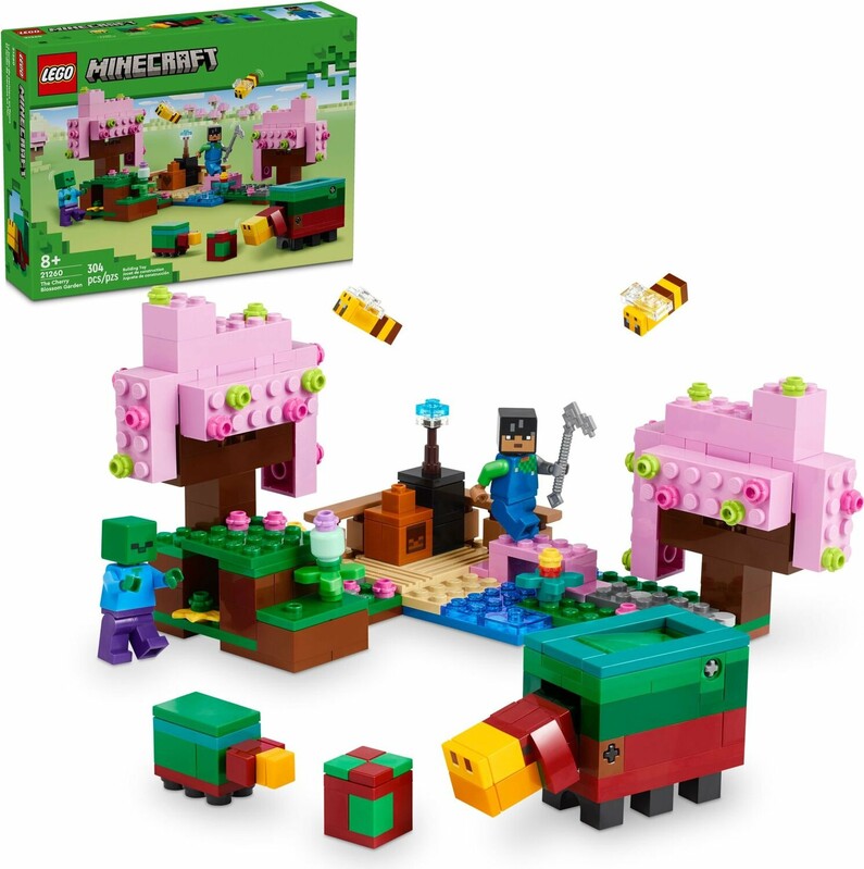 LEGO - Minecraft 21260 Kert virágzó cseresznyefákkal