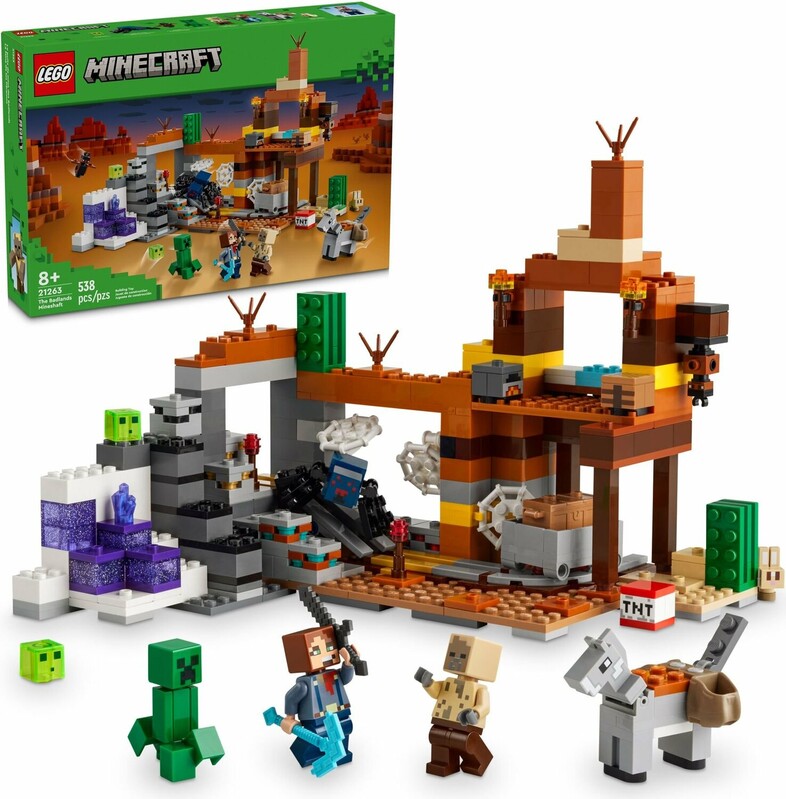 LEGO - Minecraft 21263 Bányászati akna a pusztában