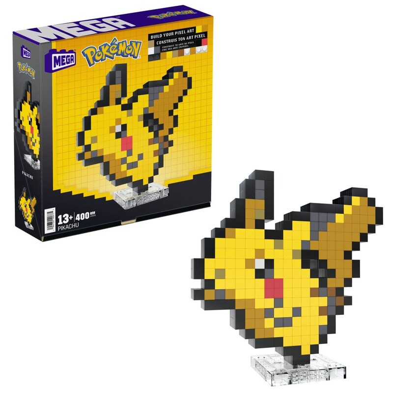 MATTEL - Mega Pokemon Pixel Art - Pikachu