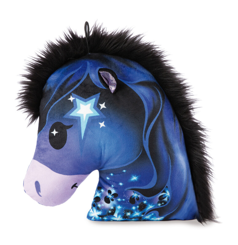 NICI - párna Pony Starflower pánttal 33x33cm