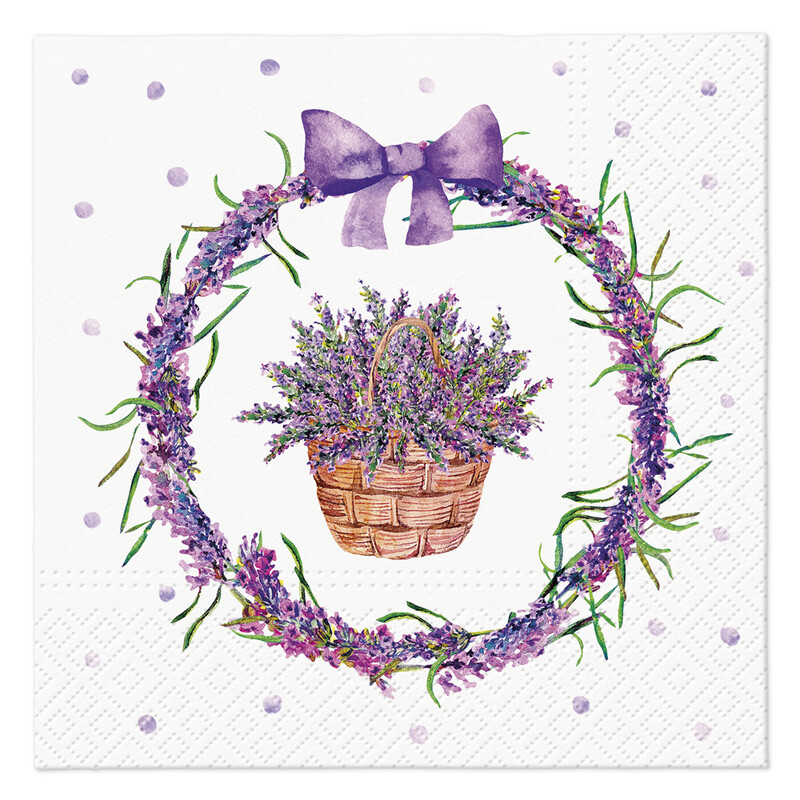 PAW – Törlőkendő TaT 33x33cm Lavender Basket