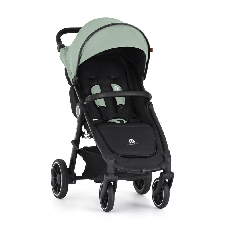 PETITE&MARS - Sport babakocsi Street2 RWS Black Iron Green