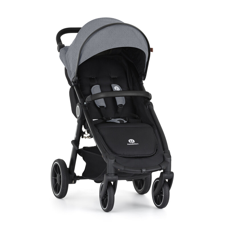 PETITE&MARS - Sport babakocsi Street2 RWS Black Ultimate Grey