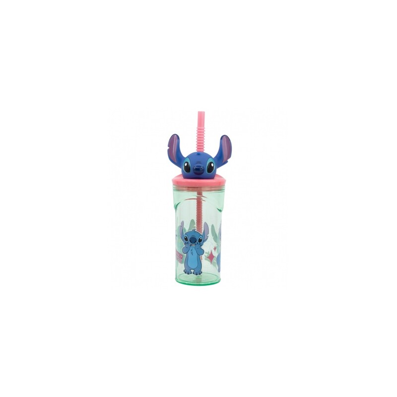 STOR - 3D műanyag pohár Lilo & Stitch figurával