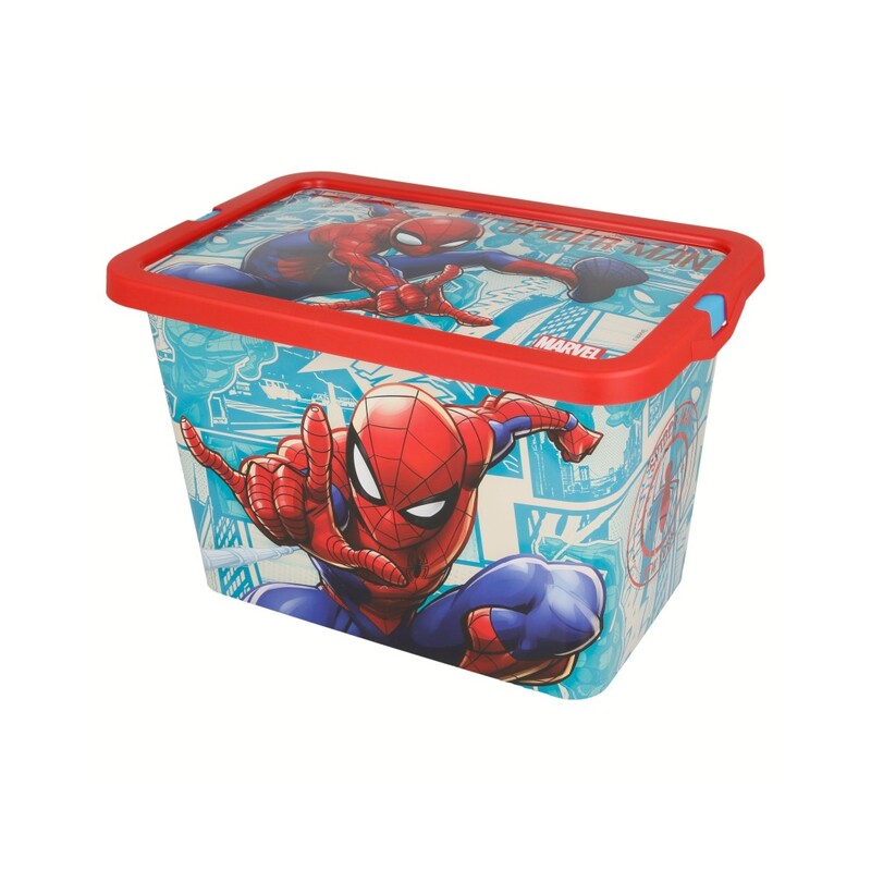 STOR - Műanyag tárolódoboz Spiderman