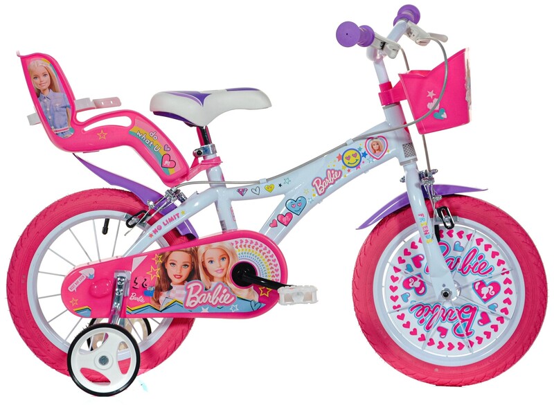 DINO BIKES - Gyerek bicikli 14" 614GBA - Barbie