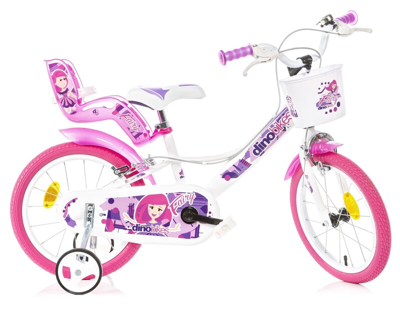 DINO BIKES - Gyermek kerékpár 16" 164RSN-05FY - Fairy fehér 2024