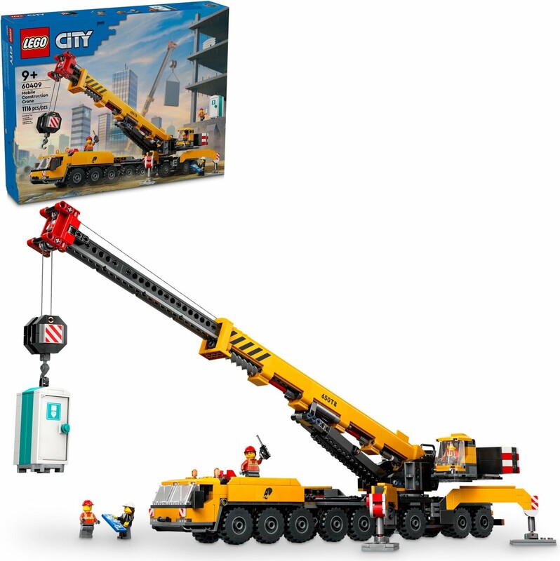 LEGO - City 60409 Sárga mozgatható építődarukészlet