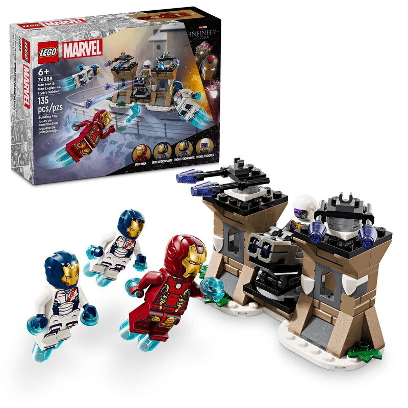 LEGO - Marvel 76288 Vasember és a Vasmag légió a Hydra katona ellen