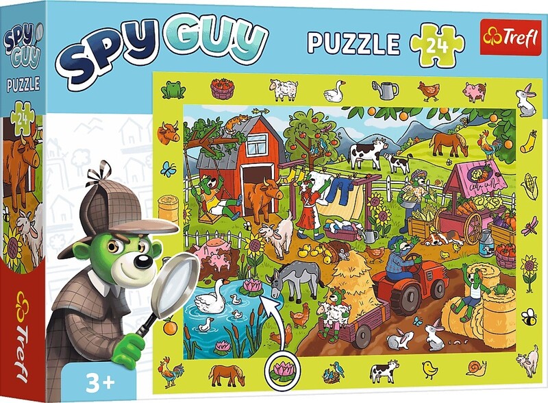 TREFL - Puzzle a képek keresésével 24 darab - Kémfarm