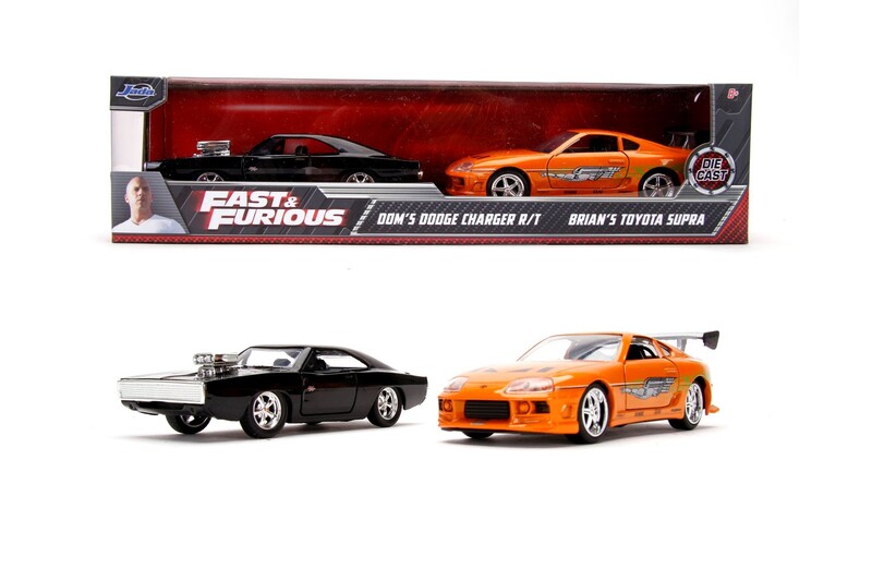 JADA - Gyors és dühös Twin Pack Toyota Supra a Dodge Charger 1:32