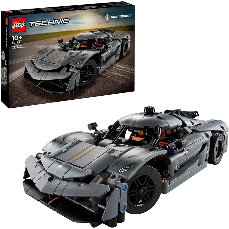 LEGO - Technic 42173 Szürke hyperautó Koenigsegg Jesko Absolut