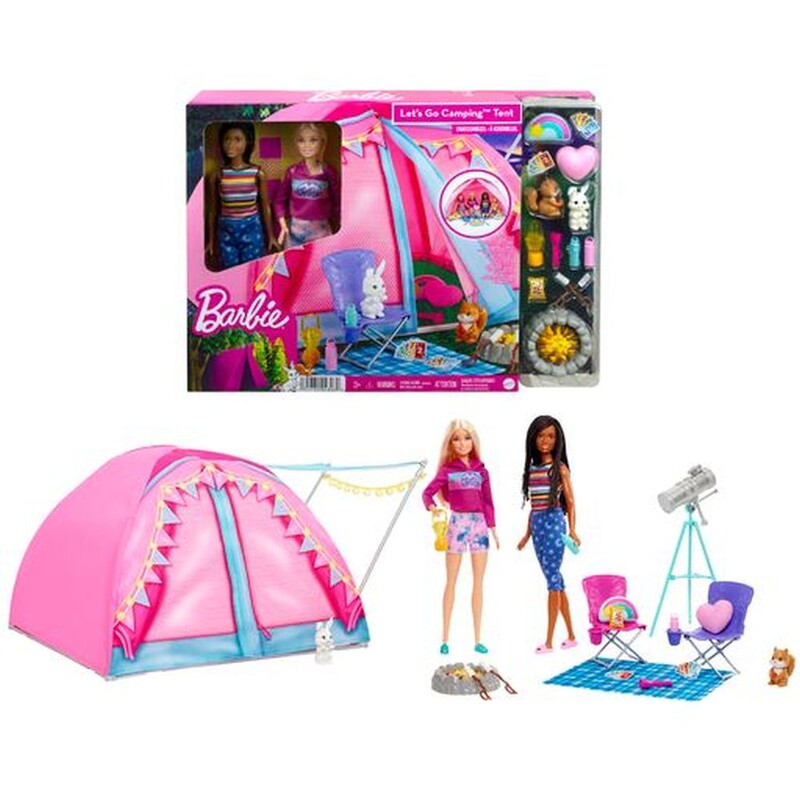 MATTEL - Barbie Dha sátor 2 babával és kiegészítőkkel