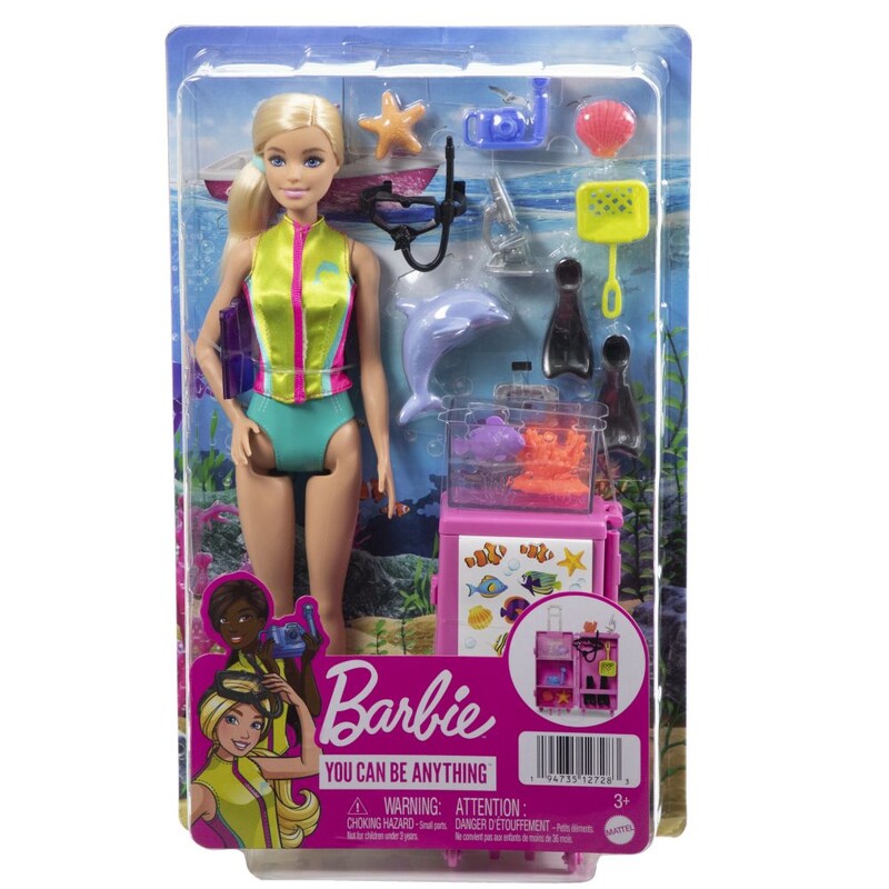 MATTEL - Barbie Tengeri biológus játékkészlet