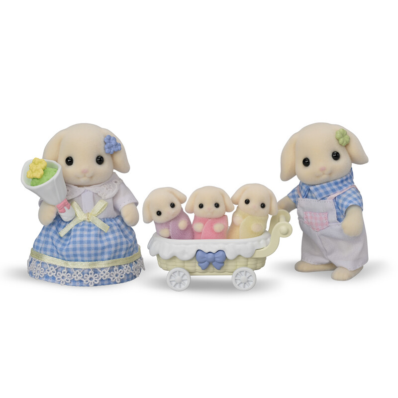 SYLVANIAN FAMILY - Flora nyúl család hármasikrekkel