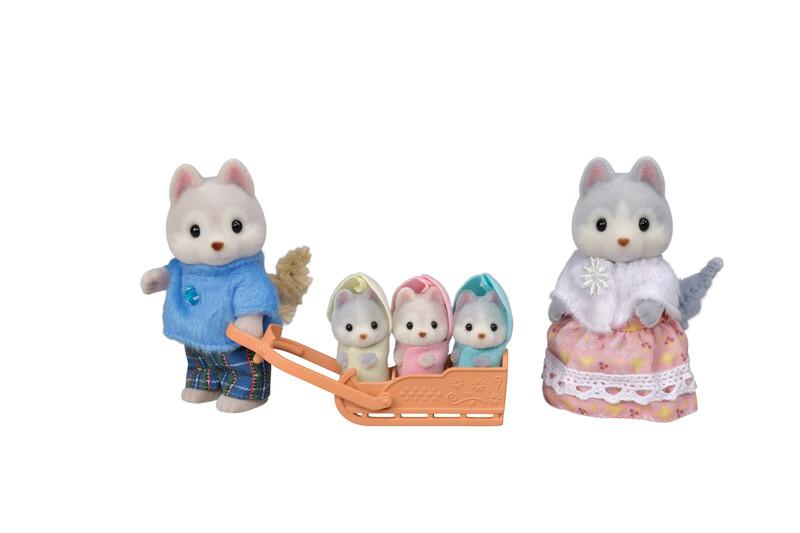 SYLVANIAN FAMILY - Husky család hármasikrekkel