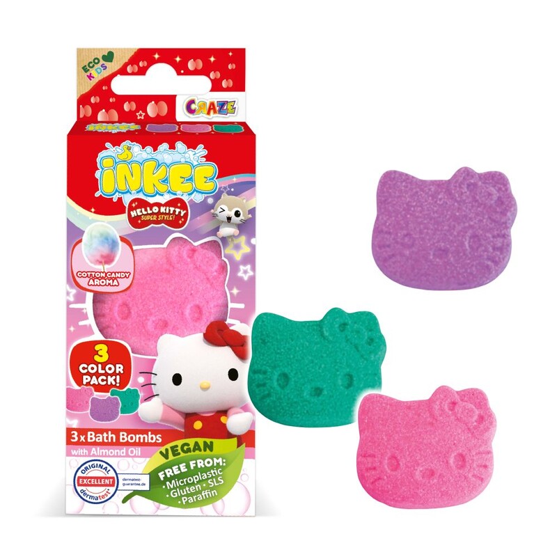 AMENITY AB - INKEE Mini habfürdőbomba Hello Kitty