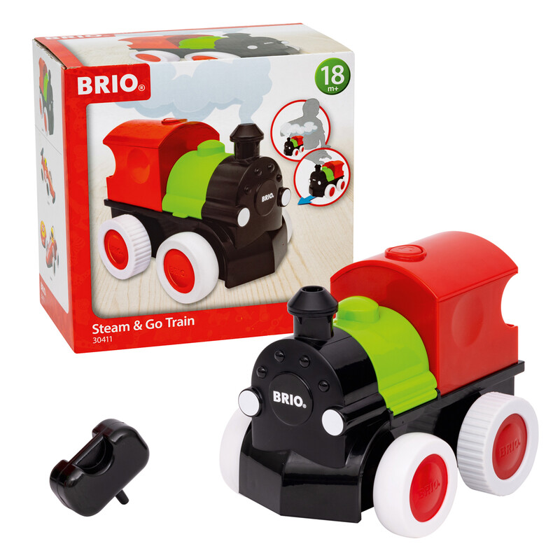 BRIO - Gőzmozdony Steam & Go