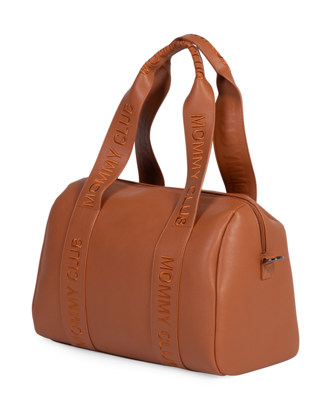 CHILDHOME - Pelenkázótáska Mommy Club Signature Vegan Leather Brown